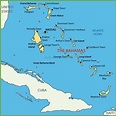 Bahama islands map - Ontheworldmap.com