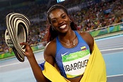 Olympics 2016: Caterine Ibargüen of Colombia wins gold medal in women's ...