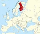 Large location map of Finland | Finland | Europe | Mapsland | Maps of ...
