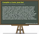 Breve biografía de Campillo y Cosío, José Del (ministro de Felipe V de ...