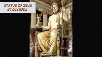 Statue of Zeus at Olympia | Seven Wonders of the Ancient World : 7 ...