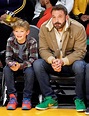 Ben Affleck & Son Samuel, 10, Bond Courtside At Lakers/Celtics ...