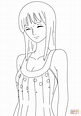 Nico Robin from One Piece coloring page | Free Printable Coloring Pages