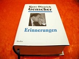 Siedler Hans-Dietrich Genscher Erinnerungen - buy at shop KuSeRa
