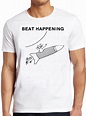 Beat Happening T Shirt B932 Cat and Rocket Rock Music Retro | Etsy