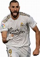 Karim Benzema Real Madrid football render - FootyRenders