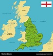 Regions Of England Map