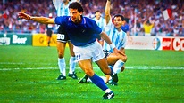 1990 World Cup Semi Final, Naples, Italy, vialli (Photo by Bob Thomas ...