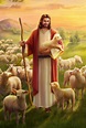The Parable of the Lost Sheep | Jesus wallpaper, Jesus art, Christ the ...