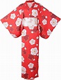 Amazon.com: Women's Red Kimono Costume Love Live Cosplay Yukata Deluxe ...