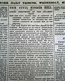 1875 NYC Newspaper CIVIL RIGHTS ACT President Ulysses S. Grant Signs ...