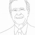 Dibujos para colorear presidente george washington - es.hellokids.com