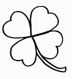 Four Leaf Clover Coloring Pages - Best Coloring Pages For Kids