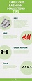 How to get into fashion marketing infographic