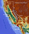 Map of California State, USA - Nations Online Project