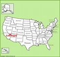 Las Vegas location on the U.S. Map - Ontheworldmap.com