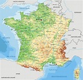 mapa de Francia con sus principales ríos y ciudades - Brainly.lat