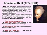 Immanuel Kant Philosophy Of Self Ppt - Metaphysische Theorie