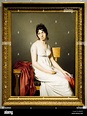 "Portrait of a Young Woman in White" by Jacques-Louis David, 1798 Stock ...
