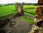 Marcos De Cumbria - Castelo Do Brougham Foto de Stock - Imagem de torre ...