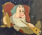 Original Walt Disney Animation Production Cel of Sleepy from Snow White ...