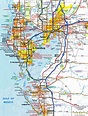 Printable Map Of Tampa Bay Area Web Map Of Tampa Area, Showing ...