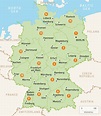 خريطة المانيا بالعربي واسماء المدن – لاينز