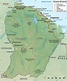 Mapas da Guiana Francesa | MapasBlog