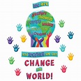 Together We Can Change World Bb St One World | World bulletin board ...