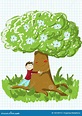 Con El Amor Para La Naturaleza Ilustración del Vector - Ilustración de ...