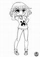 Chibi Girl Coloring Pages - ColoringBay