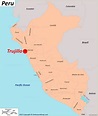 Mapa de Trujillo | Perú | Mapas Detallados de Trujillo