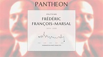 Frédéric François-Marsal Biography | Pantheon