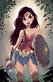 I want to share this amazing artist and her work | Wonder woman drawing ...