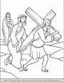 Stations of the Cross Coloring Pages - The Catholic Kid