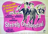 STRICTLY CONFIDENTIAL | Rare Film Posters