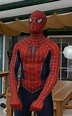 Sam Raimi Spiderman Red With Blue Suit Spiderman Costume ...