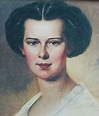 Portrait of Elizabeth duchess in Bavaria later the famous Empress ...