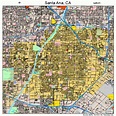 Santa Ana California Street Map 0669000