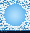 Blue valentines day background Royalty Free Vector Image