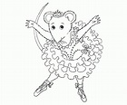 20+ Free Printable Angelina Ballerina Coloring Pages - EverFreeColoring.com