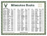 Milwaukee Bucks Schedule 2023