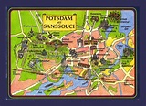 Mapa de la detallada de Sanssouci-Potsdam | Potsdam | Alemania | Europa ...