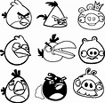Dibujo para Colorear de los Angry Birds « Ideas & Consejos