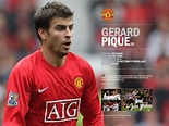 Gerard Piqué as a Manchester United player. Manchester United Football ...