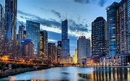 Rascacielos en Chicago. Mira fondos HD con vistas de ciudades. Chicago ...