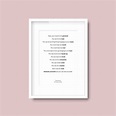 The Script Hall of Fame Lyrics A4 Print Quote Framed - Etsy