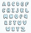 5 Best Printable Bubble Letters Alphabet - printablee.com