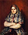 Vasili Ivanovich Surikov Townswoman Oil Painting Reproductions for sale ...