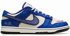 Nike Leather Dunk Low "jackie Robinson" Sneakers in White for Men | Lyst UK